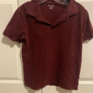 The Children's Place Burgundy Polo Shirt